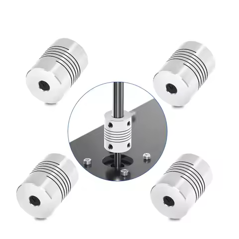 3D Printer T8 Lead screw rigid shaft coupler clamp stepper servo motor coupling D19L25 5x8x25mm for 