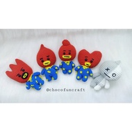 Amigurumi Tata BT21 Universe Amigurumi Tata/ KPOP BTSFamily