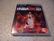 PS3 NBA2K16 美國職業籃球賽2016 英文版 直購價700元 桃園《蝦米小鋪》