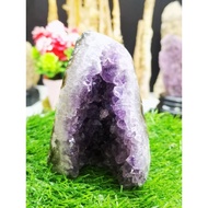 彩晶镇窝/rainbow Amethyst Geodge cave crystal