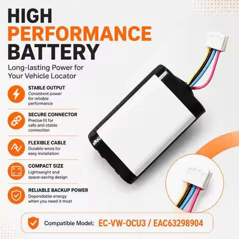 1490mAh 7.2V Suitable for LG EC-VW-OCU3 Car Positioner Battery EAC63298904 Stable Long Range Recharg