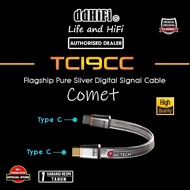 DD DDHIFI TC19CC TC19 CC/ TC 19 CC/ TC 19CC Flagship/ Silver Digital Signal USB C to USB C OTG Cable