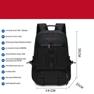 พร้อมส่งในไทย 50L/80L กระเป๋าเดินป่ากลางแจ้งความจุขนาดใหญ่ สําหรับผู้ชาย ด้วยอินเทอร์เฟซชาร์จ USB