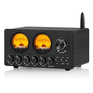 Douk Audio EQ5 TONE  5-Band EQ Equalizer with Bluetooth Receiver Stereo Audio Preamp w/VU Meter