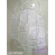 Cloudy White PVC Apron