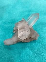 天然白晶柱