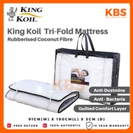 (Ready Stocks)(FREE Shipping) King Koil Rubberised Coconut Fibre Foldable Mattress (2 inch), TriFold