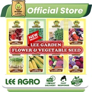 Lee Garden Biji Benih Seed-Renek/Betik/Edamame/Terung Panjang/Bulat/Labu Manis/Peria Katak/Red salad