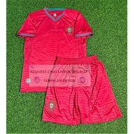 JERSEY BAJU BOLA ANAK PORTUGAL HOME KIDS WORLD CUP 2026 + NAMESET NEW