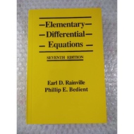Elementary Differential Equation seventh edition By Rainville