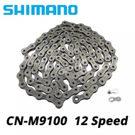 SHIMANO XTR CN M9100 Chain 12 Speed Mountain Bike Bicycle Chain CN-M9100 12S 12V MTB Road Bike Chains with Quick Link 1 Pair