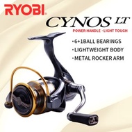 NEW RYOBI CYNOS LT Spinning Fishing Reels 2000-4000HP 6+1BB Light Weight Body Metal Spool Power Hand