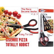 🌹READY STOCK🌹 Ciseaux A'Pizza Totally Addict 2 in 1 Pizza Cutter & Scissors / Gunting Pemotong Pizza