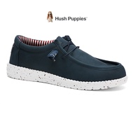Hush Puppies รองเท้าผู้ชาย รุ่น WATHERSMART USA HP HDB19Z1 -สีฟ้า หนังอวกาศ รองเท้าผ้าใบ Loafers Men Shoes รองเท้าลำลอง รองเท้าแบบสวม