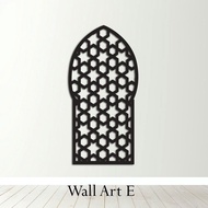 3D Islamic Pattern Cut Out Wall Art Kubah Mihrab Kerawang Islamic Dekorasi Dinding(ii)