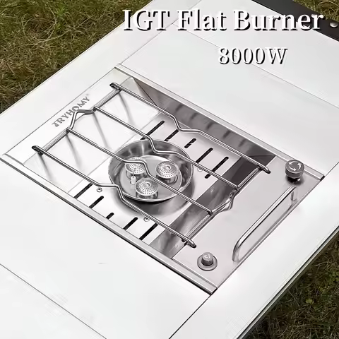Camping Gas Stove IGT Flat Burner Igt 1 Unit Stove 8000W High Power IGT Gas Burner Gas Furance Outdo