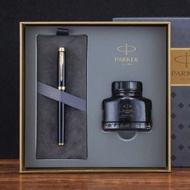 [Pen] PARKER (PARKER) IM Liya black fountain pen business signature pen ink pen gift free custom lettering