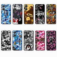 for 3c VIVO Y03 Y30T Y18 Y18S Y18E T3 Y37M Y19S Y28 V40 PRO Z9 lite NS12 bape Fashionable soft black