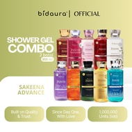 Bidaura Combo Sakeenah Advance (2 Botol) Standard 300ml | 66x Mandian | Aura 7 Bunga Body Wash Showe