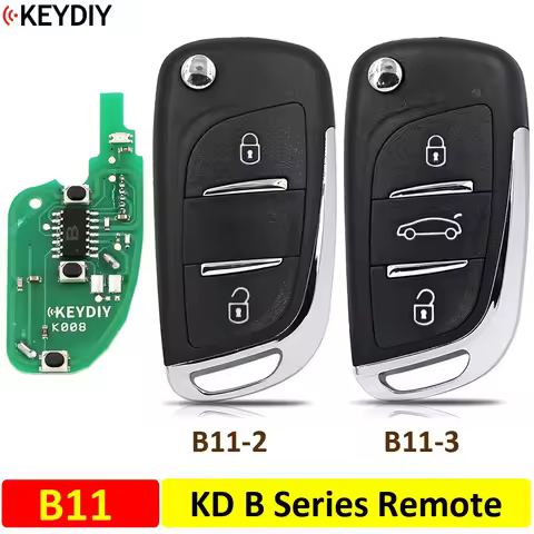 KEYDIY KD B11 B11-2 B11-3 DS Style 2/3 Button Universal B Series Remote Car Key For KD900/KD-X2/URG2
