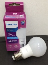 Philips LED 4W 飛利浦 燈膽 白光護眼（E27大頭）燈泡 light bulb