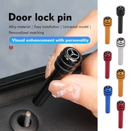 Car Door Lock Pin Cover Alloy Auto Interior Gate Latch Bolts Lift Knob Pins For Benz CLK GLC W212 C200 C300 W203 W204 W205 W169 W176 GLC