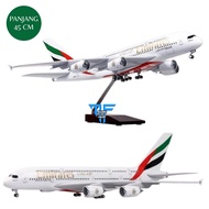 EMIRATES Airplane Miniature Display Model EMIRATES with Stand 45 CM
