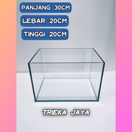 Aquarium Size 30x20x20 plain 5mm glass
