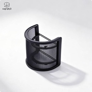 [szgrqkj3] Semicircular Mike Cover Anti-Spit Doublescreen Plosive Screen Wind Noise Reduction Mike P