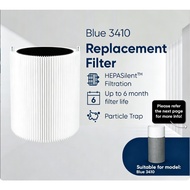 2 Pack 3410 Replacement Filter for Blueair Blue 3410 Air Purifier, Activated Carbon Particle Combo F