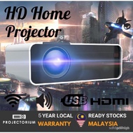 JQiR 【Hot Sale】1080P 6000 lumens Android Mini Projector HD Proyector WIFI LCD Led Projector Home Cinema Support 3D/USB/H