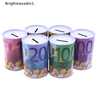 [Brightnessdin1] 1Pc Kotak Uang Dollar Euro Brankas Cylinder Piggy