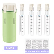 Four-in-One Leak-Proof Travel Sub-Bottle Set | Refillable Round Plastic Container, Suitable for Sham