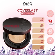 OMG Oh My Glam Coverlast Cushion 15g - Cushion Foundation Concealer Skin Tint MakeUp - High Coverage