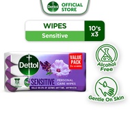 Dettol Sensitive Wet Wipes 10'sx3
