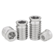 304 Stainless Steel Inner Outer Thread Pre-embedded Nut Furniture Nut Hexagon Socket Countersunk Nut