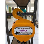 CHAIN BLOCK 3 TON 5 METER TAKEL 3 TON 5 METER TENJIMA JAPAN - MINAMIA SHOP