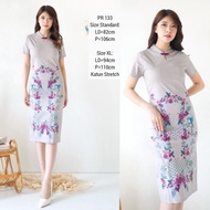 0DRESS BATIK WANITA MODERN CHEONGSAM BAJU FASHION 133