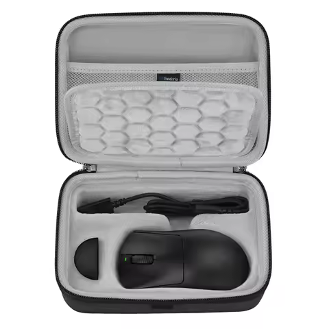 Geekria Mouse Carrying Case, Compatible with Razer DeathAdder V4 Pro/DeathAdder V3 Pro, Hard Shell P
