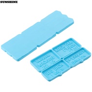 SUNSHINE 2Pcs Swear Words Keychain, Silicone Molds Resin Mold, Bad Words Cuss Words Men