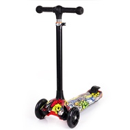 3 Wheel Children Kick Scooter Adjustable Height Foot Scooters With Flashing Wheels Luminous Wheel Fo