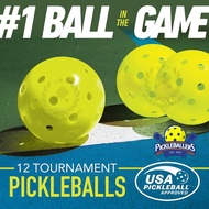 Tournament Pickleball Balls (Equivalent Franklin X-40) 40 Holes Pickleball