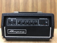 功能完全正常，非常新淨美國ampeg micro cl bass amp head 交易前亦有測試提供