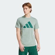 adidas เทรนนิง & Gym & Training เสื้อยืดเทรนนิง Train Essentials Feelready Logo ผู้ชาย สีเขียว JC534