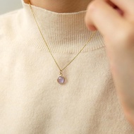 [PRODUCT CLRQ8] August Birthstone Dainty Gold Necklace