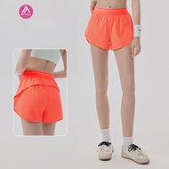 AirActive Sports Shorts For Women With Invisible Zipper Pocket Running Training Anti Exposure Fake T