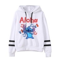 Fashion Kids Hoodies Stitch Disney Hoodie Sweatshirt Kids Boys Girls Harajuku Sweatshirts Stich Chil