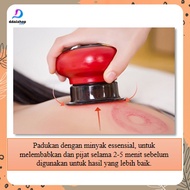 Alat Bekam Kerokan ElektrikTerapi Massage Badan Dengan Katup Pelepas Udara Gelombang Magnetik