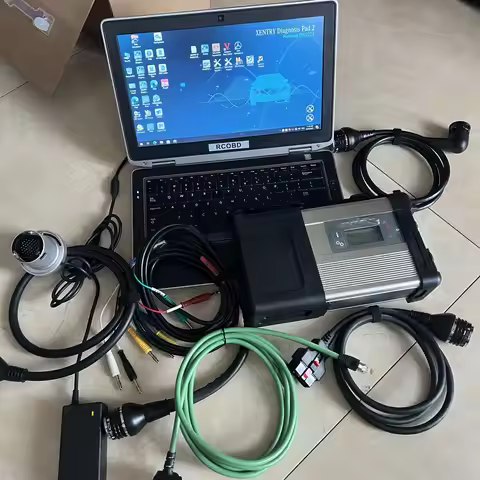 MB Star c5 Diagnostic Scanner Tool DOIP with Xentry Software HDD 500GB 6420 Laptop i5 8g FULL KIT CA