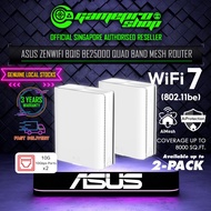 ASUS ZenWiFi BQ16 Quad Band WiFi 7 BE25000 Mesh WiFi Router - coverage up to 8000 sq.ft, Dual 10G Port, AiMesh Support